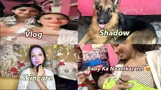 Baby Ka Naamkarann 😍 Foxtale Skin Rediance Mask ⚡️| #jamshedpur#vlog#viral#youtube 