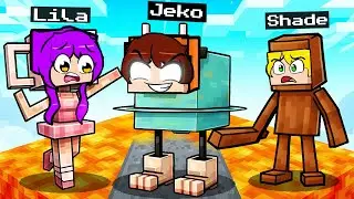 Minecraft One BRAINROT LAVA Block'ta HAYATTA KALMAK!
