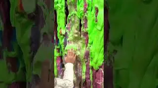 Sloomoo Institute NYC | #slime #kineticsand #colorful #nyc #thingstodoinnyc #forkids #experiment