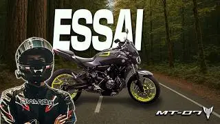 😎LA MEILLEURE MOTO A2 ?😱 Essai d'une MT-07 A2 !!