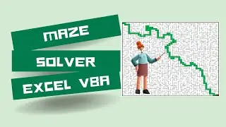 Maze solver by excel VBA