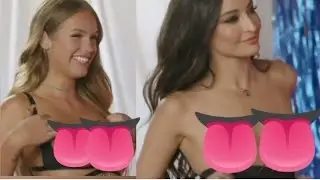 Ski Bry and Emily Willis shows of their tits🥵 on Sidemen tinder 🥰 full ➡️  