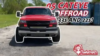 Stock 05 Chevy Silverado 2500HD With Clean Offroad Build! 33s And 22s!