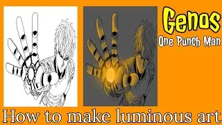 How to make Luminance art tutorial | Genos | IbisPaint x