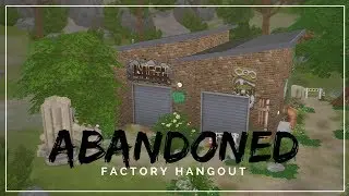 Abandoned Factory Hangout - Sims 4 Speed Build