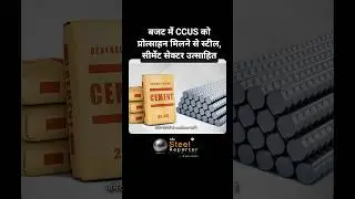 बजट FY27 में CCUS को प्रोत्साहन मिलने से स्टील, सीमेंट सेक्टर उत्साहित #steel  #cement