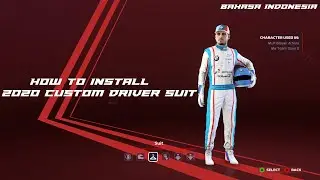 How To Install Custom Driver Suit in F1 2020 || Pertamina Mandalika Racing BMW F1 2020 MOD