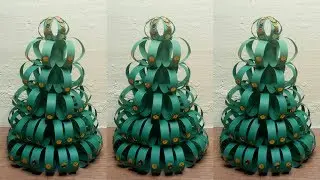 DIY LAYERED CHRISTMAS TREE SIMPLE AND EASY CHRISTMAS CRAFTS