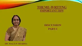 THEME WRITING Important Tips (Part 1) M.A. Prev. (English) (Paper-1) Modern Eng. usage Ph & Language