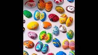 Painting on the seashells #creativeartistry #craftideas  #preschoolactivities  #painting #shell