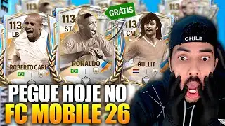 URGENTE! 🎁 20 PRESENTES GR&Aacute;TIS HOJE no LAN&Ccedil;AMENTO do FC MOBILE 26