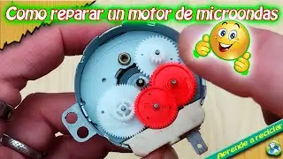 Como reparar un motor de microondas