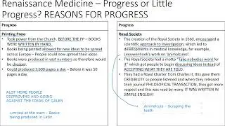 Renaissance Medicine - Progress or Little Progress?