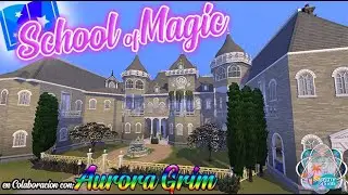 School of Magic / Speed Build / ft. Aurora Grim / Sims4