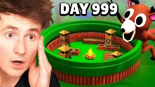 I Built The SAFEST BASE in Roblox The Forest