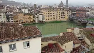 Brief flight behind our Hotel in Florence - March 2024