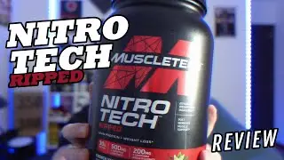 NitroTech Ripped by MuscleTech Review | Fat-Burning Protein?