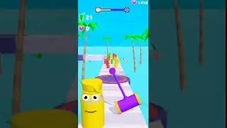 Juice Run Challange All Levels Walktrhough Mobile IOS ,Gameplay New Updeat Juice Run Game #shorts