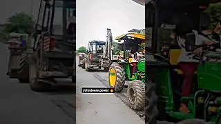 jcb vs johndeere 5050D tochan king |#shorts #shortsfeed #trending