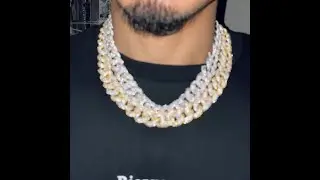 15mm Cuban Bean Diamond Chain (GoldStarsDC Jewelry Co.)