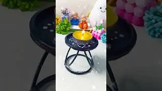 DIY Tea Light Candle Holder💜✨😍🎨🖌️#youtubeshorts #art #acrylicpainting #diy #craft #shorts #ytshorts