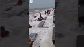 Marine drive Beach 💙🌊 Mumbai Maharashtra ☃️💥