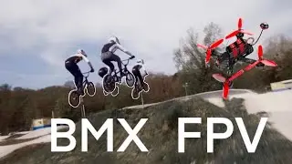 BMX Race x FPV Drone