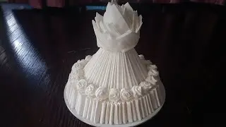Seni melipat tisu ||  Tissue decoration