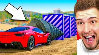 VERRÜCKTE AUTOS vs. 100 SCHICHTEN WAND! (GTA 5)