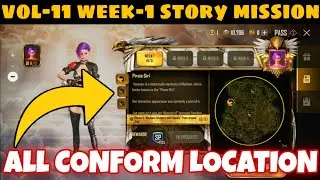 Pubg New State - Vol 11 - Week 1 Story Mission All Locations 🔥 New State Week 1 Mission