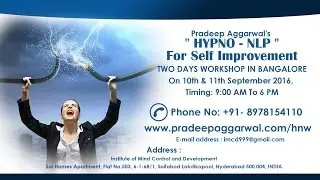 hypno nlp workshop bangalore