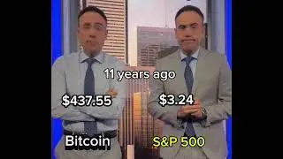 $1 invested in #Bitcoin vs S&P500 👀