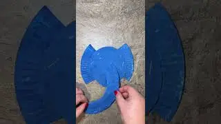 💙Elephant paper plate craft! 💙Well this is just so much fun to make! Top tip