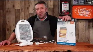Quest Aruba slimline portable quartz motorhome heater