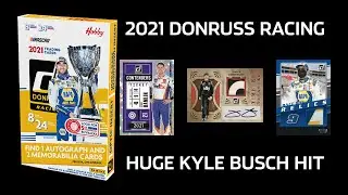 Unboxing 2021 Panini Donruss Racing Hobby Box: Chasing NASCAR Autographs and Other Rare Cards!