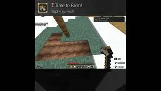 Time to Farm! Minecraft PS5 Trophy  #minecraftachievements #playstationtrophy #minecraft #gaming