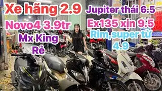 05/02 Nghỉ tết xả 2.9tr có xe,No4 ngon 3.9,Ex135 xịn 9.5, Ju V thái 6.5,Ju Mx 7.5,Ex Mx King 17.5