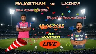 RR vs LSG, IPL 2025, Jaipur,  Live English Commentary #lsg #rr #ipl2025