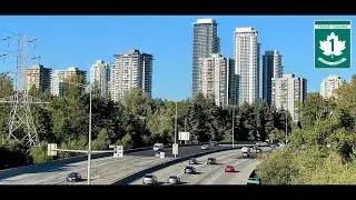 [2023/46] Highway 1 in Metro Vancouver, BC (Trans-Canada Highway, Eastbound)