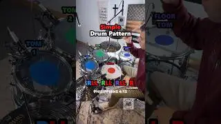 Easy Drum Fill For New Drummers 🥁 #drums