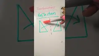 Transformation. Reflection#maths #grade8 #homeworkhelp