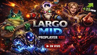 LARGO MID PROPLAYER 😎 | Spameando LARGO en MID (Dota 2 EN VIVO)