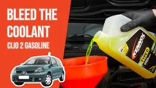 How to bleed the coolant Clio mk2 1.4 16V 🚗