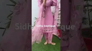 Pure crepe suit paint with high light hand embroidery #embroidery #suit #canada #usa #punjabisui
