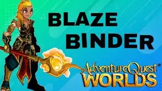 AQW/ Como Obter e Usar a Classe Blaze Binder (Free)