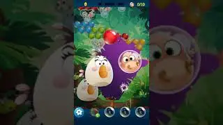 Angry Birds POP Bubble Shooter. Прохождение: 11-13 уровни.
