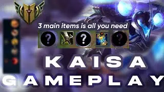 SEASON 10 / LVL 5 KAISA GAMEPLAY WITH RUNES AND BUILD ( NO COMMENTARY )