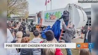 Pine Tree student art chosen for city of Longview trucks