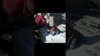 Fixing the metal plate to concrete using a wedge anchor