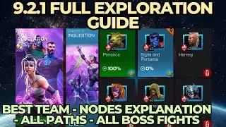Act 9.2.1 Full Exploration Guide | With Node Explanation - Boss Fights & Best Counters | Mcoc